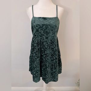 Wild Fable Sleeveless Tiered Velvet Dress